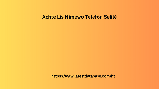 Achte Lis Nimewo Telefòn Selilè