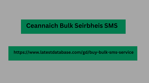 Ceannaich Bulk Seirbheis SMS