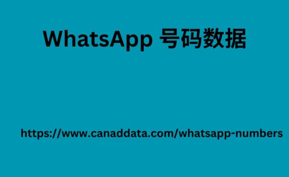 WhatsApp 号码数据