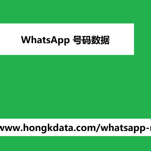 WhatsApp 号码数据