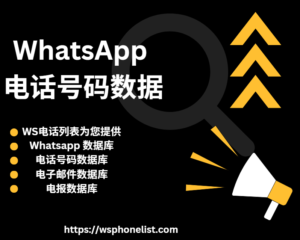 WhatsApp-电话号码数据