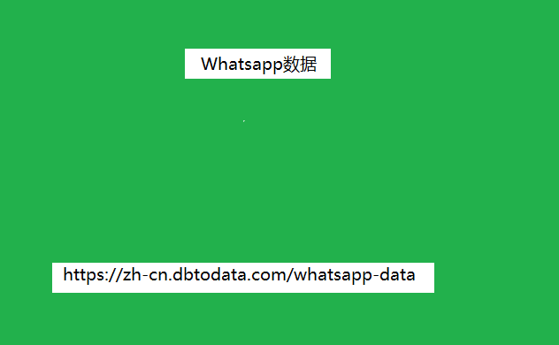 WhatsApp 号码数据